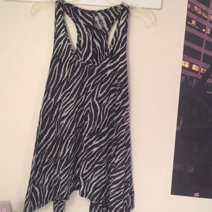 Zebra print cover up